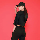 エナジーショートスリーブクロップTシャツ/TOP(7806) Energy Short Sleeve Crop Tee