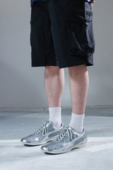 [Lab Series] Spider Leather Sneakers Silver