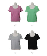 シルケットスクエア半袖Tシャツ (6color)