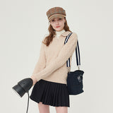 Classic cashmere cable knit (6652482814070)