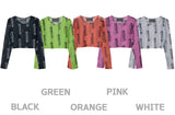 ノーマルメッシュクロップTシャツ / TOP(9286) Normal Mesh Crop Tee