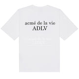 ADLV ベーシック半袖Tシャツ2 WHITE