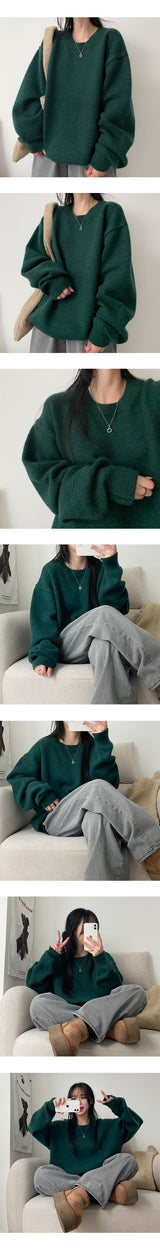 Delando Tom Boxy Angora Knitwear