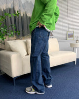 オウンリッチウェーブデニムパンツ / OWN Rich Wave Denim Pants (2 colors)