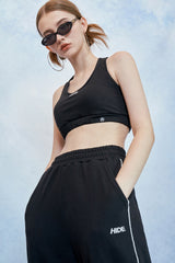 HIDE Cross Bra Top (Black) (6570977198198)