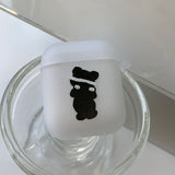 ニャン - キャットスクイーズ AirPods ケース_マット