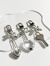 ribbon glass Keyring