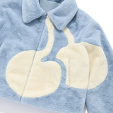 ビッグチェリーボアファージャンパー / BIG CHERRY BOA FUR JUMPER [SKY]