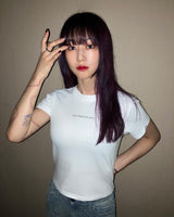 KILL THE ROMANCE CUBIC T-SHIRT WHITE (WOMAN)