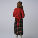 RIBBON TAIL LONG SLEEVE, RED