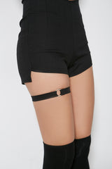 ハイウェストチョーカーガーターベルトショートパンツ/BOT(4440) High Waist Choker Shorts Garter Belt Short Pants