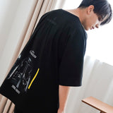 ワイドオーバーフィットショートスリーブTシャツ / (Coustou)wide overfit short sleeved T-shirt