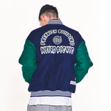 ウェア―ドピクニックバーシティジャケット/WEIRD PICNIC VARSITY JACKET (NAVY)