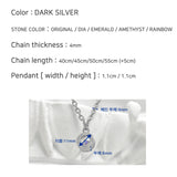 バレットバック ネックレス / Bullet Back Necklace_dark silver