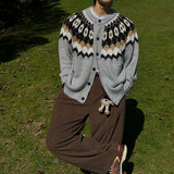 ASCLO Nordic Knit Cardigan (2color)