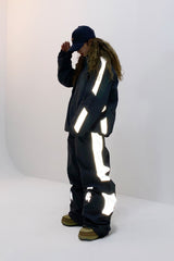 WDフューチャーリフレクティブトラックパンツ / BSR2223FWPT041 WD FUTURE REFLECTIVE TRACK PANTS CHARCOAL