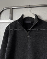 EN Warmer semi zip-up turtleneck (3 colors)