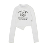 Slim Kitty Warmer Crop Top [WHITE] (6618540540022)