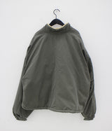 ウールショートパッドジャンパー / Wool short padded jumper (2color)