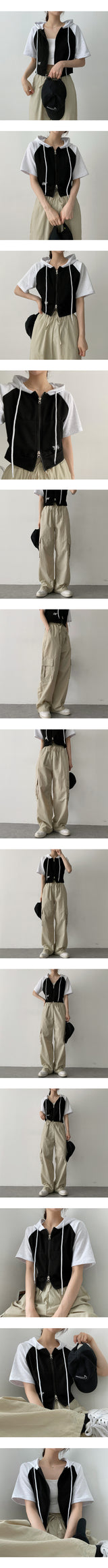 コーベバスロックナイロンカーゴワイドパンツ / Kobe Bath Rock Nylon Cargo Wide Pants
