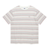 ストライプセラーEMBロゴSS Tシャツ/STRIPED SELLER EMB LOGO SS TEE BEIGE(CV2CMUT519A)