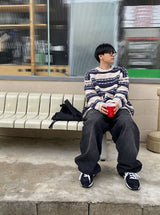 No.0588 C pattern over KNIT (3color)