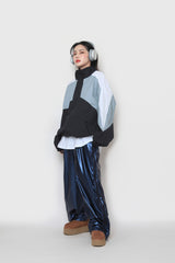 メタルサイドジッパーパンツ / metal side zipper pants