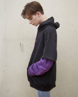 ボタンスリーブフーディー/ BUTTON SLEEVE HOODIE (4578389819510)