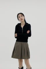 ロングジップTシャツ / long zip t-shirt
