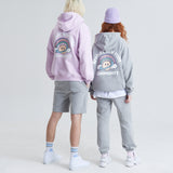 Rainbow Planet Hoodie Gray (6540202836086)