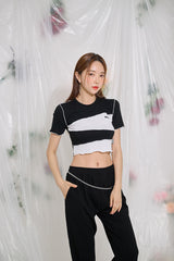 アンフッテッドショートスリーブクロップ / TOP(9284) Unfooted Short Sleeve Crop
