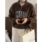 Huke x Nus. half zip-up