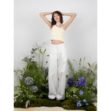 トラックアンバランスノースリーブトップ / TRACK UNBALANCE SLEEVELESS TOP - LEMON