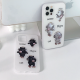 ハイブサマーブラックキャットフォーンケース / Hive Summer black Cat Phone Case
