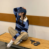 [Bellide made] Stripe Long Sleeve T-shirt