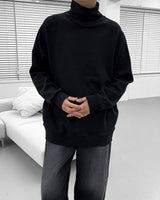 キャットオーバーサイズドフィットワイドデニムパンツ / [Unisex] Cat Oversized Fit Wide Black Denim Pants
