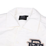 ビッグロゴカラーバーシティジャケット/BSR2223FWJK025 BIG LOGO COLLAR VARSITY JACKET CREAM