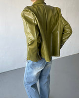 ボルトコートレザージャケット / OA bolt coated leather jacket (3 colors)