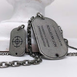 [BLESSEDBULLET]DOGTAG II CHAIN NECKLACE_MINI/LARGE (4623944876150)