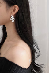 no.5ピアスシルバー / no.5 earring silver