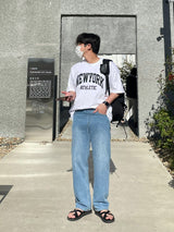 ニューヨークプリントTシャツ / [MADE]NEVERDOWHY NEWYORK PRINTING T-SHIRTS