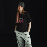 キュービックリボンオーバーフィットTシャツ