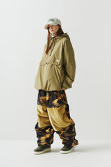 コージーフーデッドアノラックジャケット/BSR2223FWJK083 COZY HOODED ANORAK JACKET KHAKI