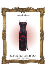 ROSE SLIT DRESS[red]