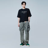 HOLYNUMBER7 X DKZ チェチャンレタリングブラックTシャツ