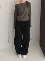 マークローカーゴパンツ（ワンカラー）