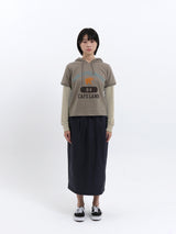 1/2 LAMB LIVELIHOOD SINGLE HALF HOODIE (OLIVE)