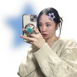 [I-DLE Yuqi, Shuhua] Bear heart fur hairpin (3color)