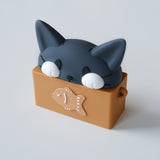 ヒデュンキャットAirpodsケース / Hidden cat Airpods case