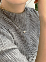 [92.5silver] merry pearl necklace